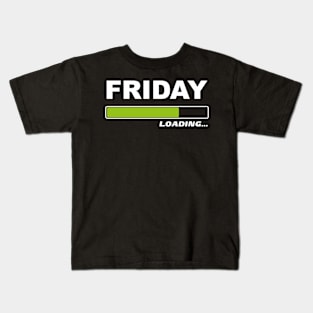 Friday Loading - Loading Load Bar Weekend Kids T-Shirt